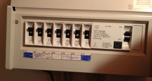 Example of a domestic Consumer Unit